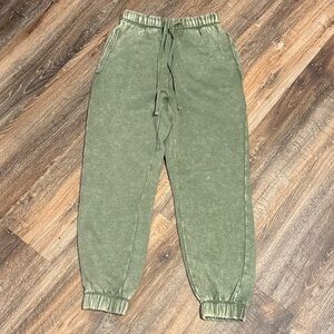 Zenana Outfitters Sage Green Joggers
